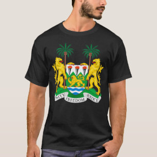 Sierra Leone-Wappendecke T-Shirt