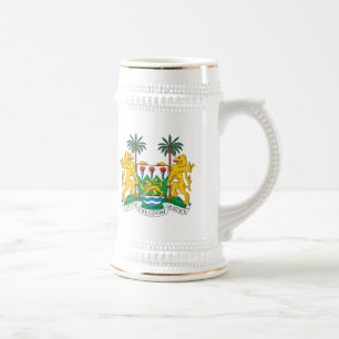 Sierra- Leonewappen Tasse