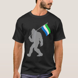 Sierra-leonische Flagge Auf Sierra Leone-Flagge T-Shirt