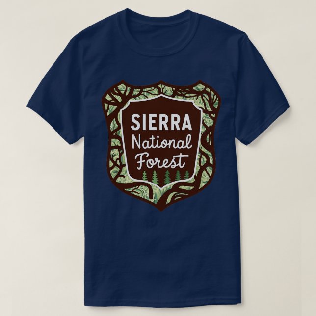 Sierra National Forest California T-Shirt (Design vorne)
