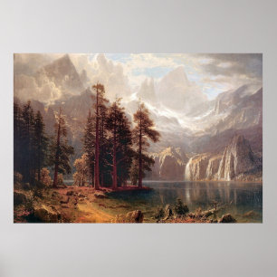 Sierra Nevada, Albert Bierstadt, 1871 Poster
