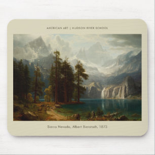 Sierra Nevada Albert Bierstadt Landschaftsbild Mal Mousepad