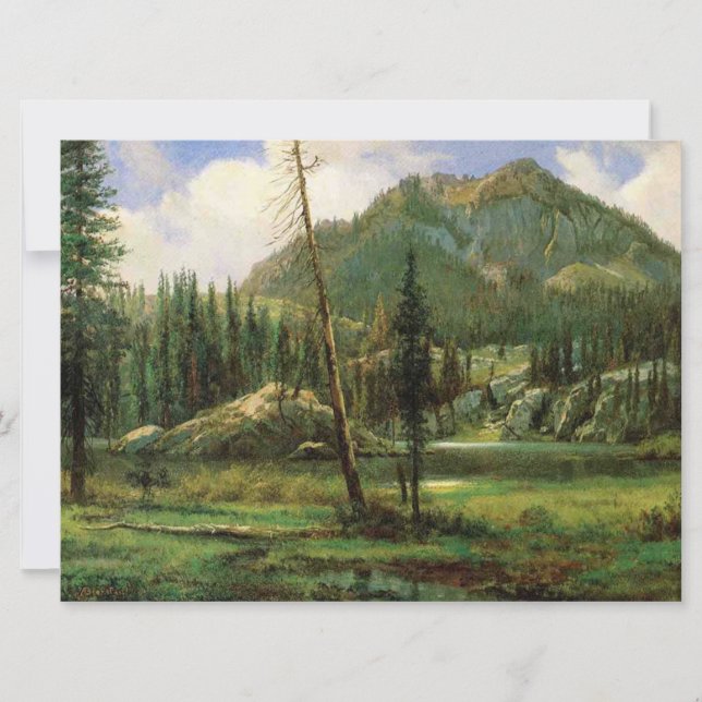 Sierra Nevada (amerikanisches Woodland) Karte (Vorderseite)