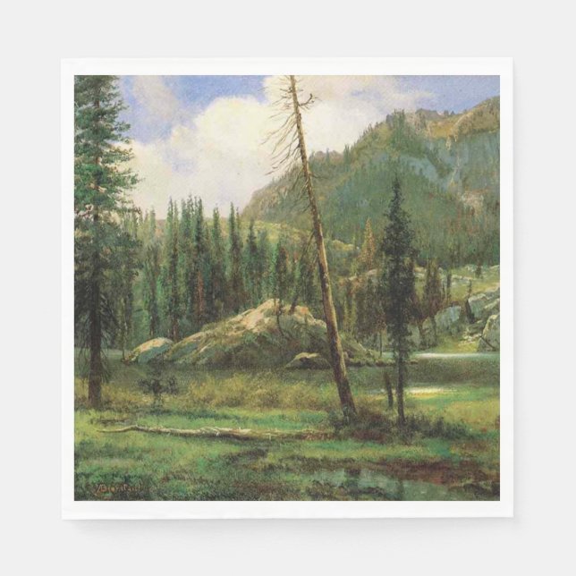 Sierra Nevada (amerikanisches Woodland) Serviette (Vorderseite)