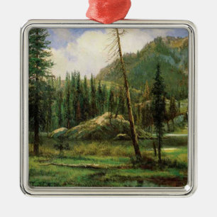 Sierra Nevada Berge (Amerikanischer Wald) Ornament Aus Metall