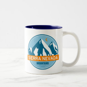 Sierra Nevada Berge Kalifornien Zweifarbige Tasse