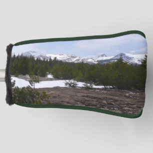 Sierra Nevada Berge und Schnee auf Yosemite Golf Headcover