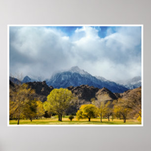 Sierra Nevada Herbstlandschaft - Kalifornien Wandk Poster