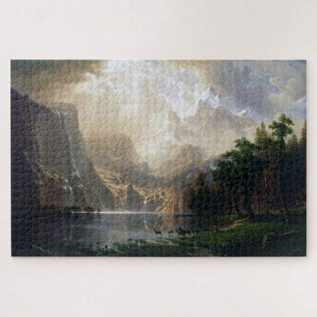 Sierra Nevada, Kalifornien, Albert Bierstadt Puzzle (Horizontal)