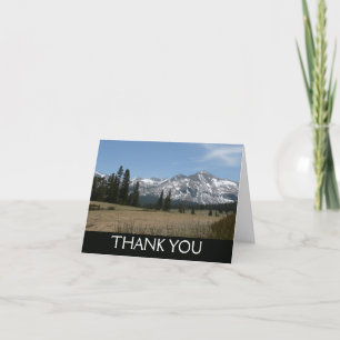 Sierra Nevada Mountains I von Yosemite Dankeskarte