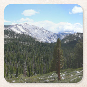 Sierra Nevada Mountains II von Yosemite Rechteckiger Pappuntersetzer
