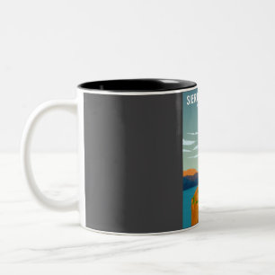 Sierra Nevada Nationalpark Spanien Vintag Minimal Zweifarbige Tasse