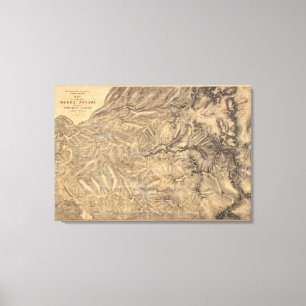 Sierra Nevada neben dem Yosemite Valley Leinwanddruck