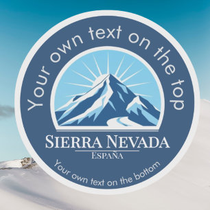 Sierra Nevada Spanien España Souvenir Aufkleber