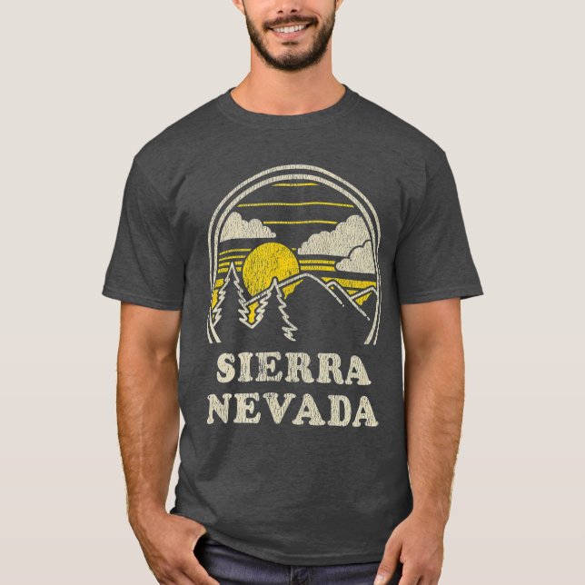 Sierra Nevada Vintages Wandern T-Shirt (Vorderseite)