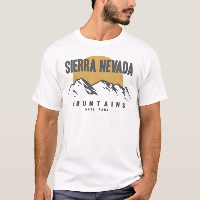 Sierra Nevada Yosemite Mountain Nationalpark Gif T-Shirt (Vorderseite)