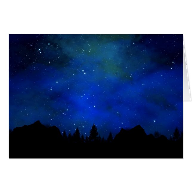 Sierra Nevadas Night Sky (Vorderseite (Horizontal))
