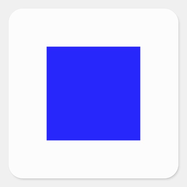 SIERRA QUADRATISCHER AUFKLEBER (Vorderseite)