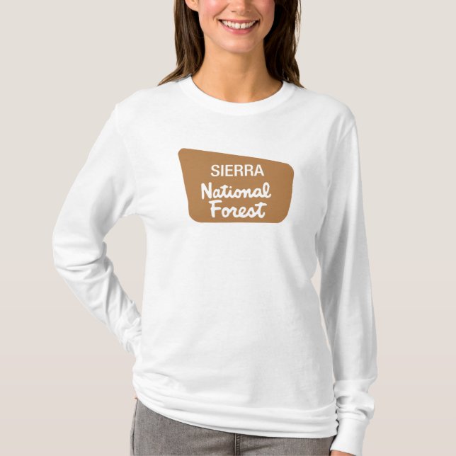 Sierra staatlicher Wald (Zeichen) T-Shirt (Vorderseite)
