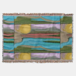 Sierra Sunrise Abstact Art Decke