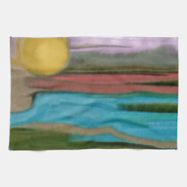 Sierra Sunrise Abstrakte Kunst Handtuch
