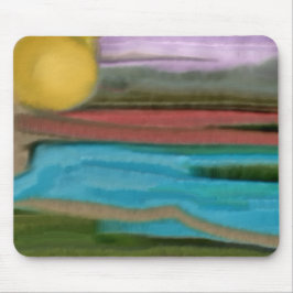 Sierra Sunrise Abstrakte Kunst Mousepad