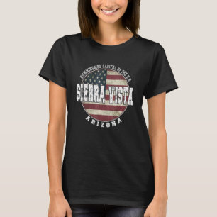 Sierra Vista Arizona Vintage Amerikanische Flagge T-Shirt