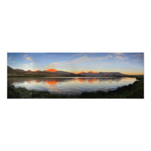 Sierra Wappen Sunset - John Muir Trail Fotodruck