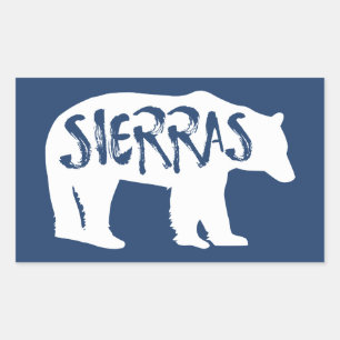 Sierras Bear Rechteckiger Aufkleber