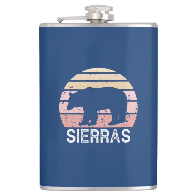 Sierras Retro Bear Flachmann (Vorderseite)