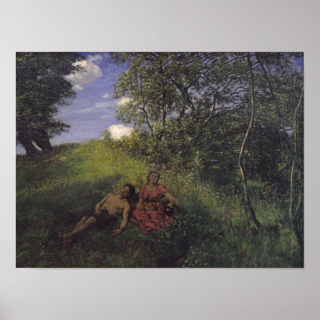 Siesta, 1889 poster (Vorne)
