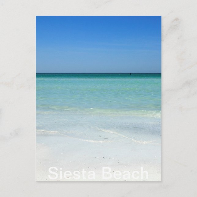 Siesta Beach Golf Coast Postkarte (Vorderseite)