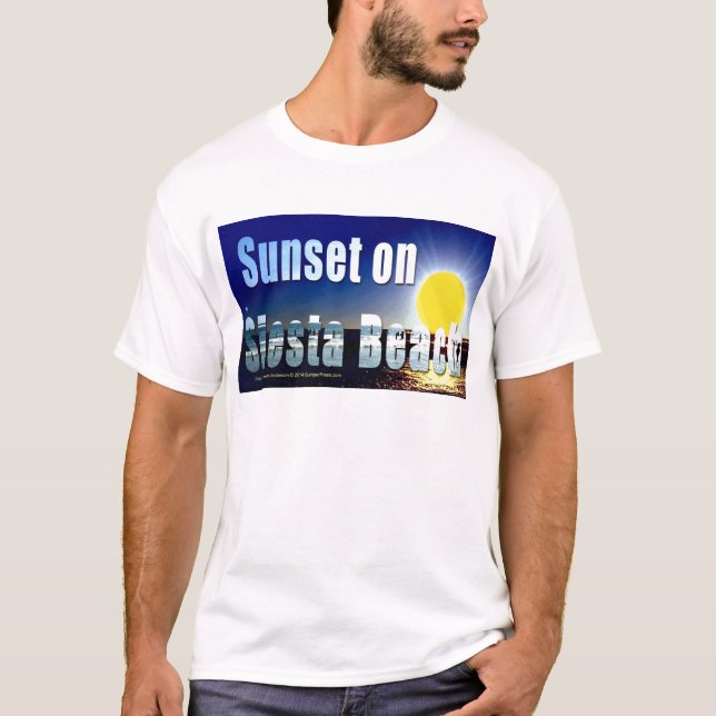 Siesta Beach Sunset T - Shirt (Vorderseite)
