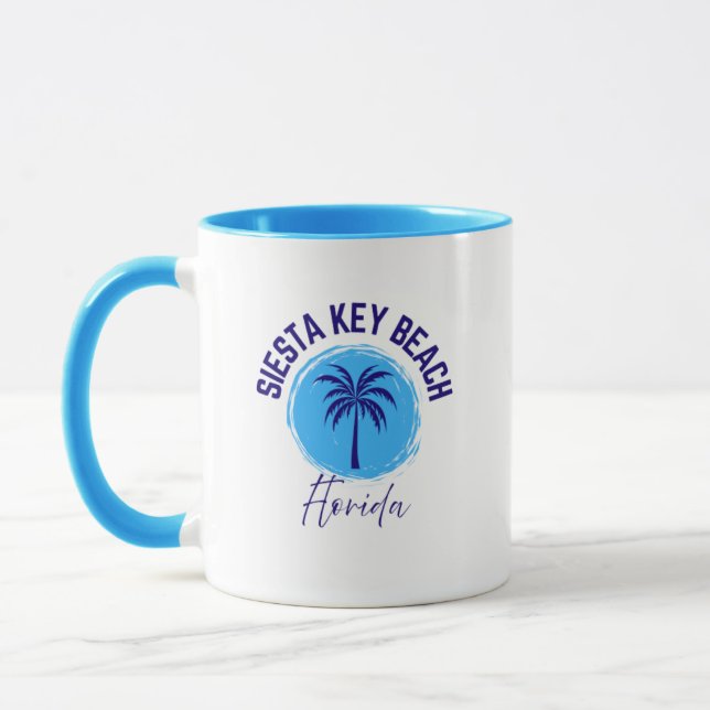 Siesta Key Beach Florida Kaffeetasse (Links)