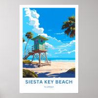 Siesta Key Beach Florida Reisedrucken