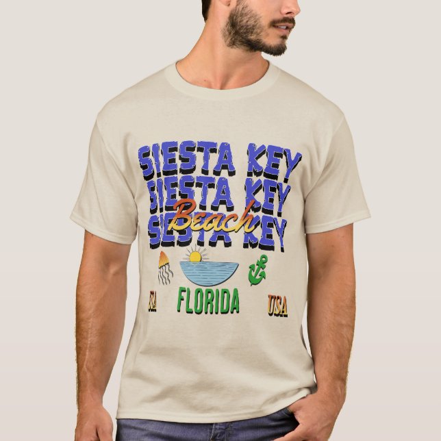 Siesta Key Beach, Florida T-Shirt (Vorderseite)