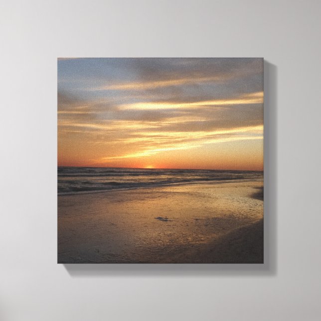 Siesta Key Beach Sunset Leinwanddruck (Vorderseite)