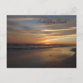 Siesta Key Beach Sunset Postkarte