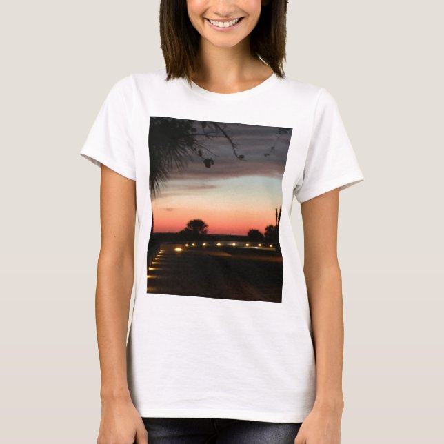 Siesta Key Beach Sunset T-Shirt (Vorderseite)