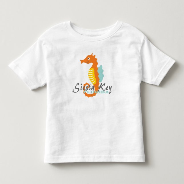 Siesta Key Florida Seepferd Tee (Vorderseite)