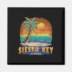 Siesta Key Florida Vintage abgenutzt Souvenir Magnet