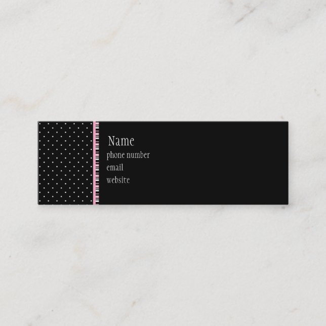 Siesta-Motel-dünne Visitenkarte (Vorderseite)