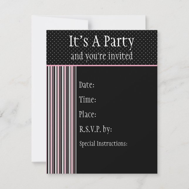 Siesta-Motel-Einladung Einladung (Vorderseite)