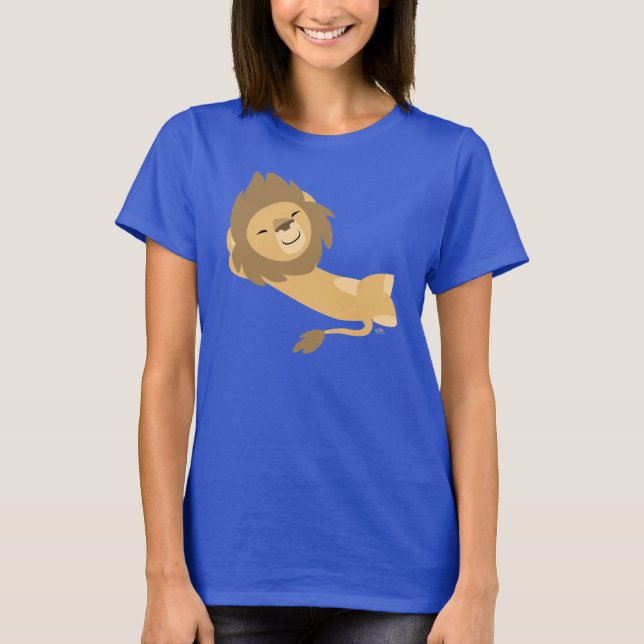 Siesta! Niedlicher Cartoon Lion Women T - Shirt (Vorderseite)