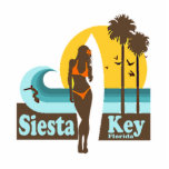 Siesta-Schlüssel Fotoskulptur Magnet<br><div class="desc">Siesta Schlüsselflorida.</div>