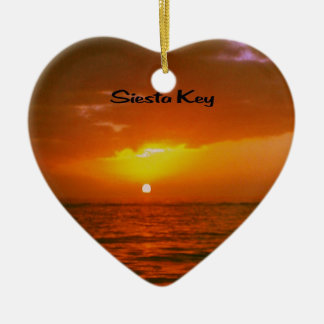 Siesta-Schlüsselstrand Keramik Ornament