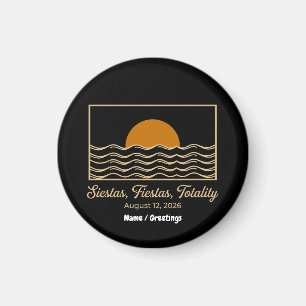 Siestas Fiestas Totalität Spanien Sonnenfinsternis Magnet