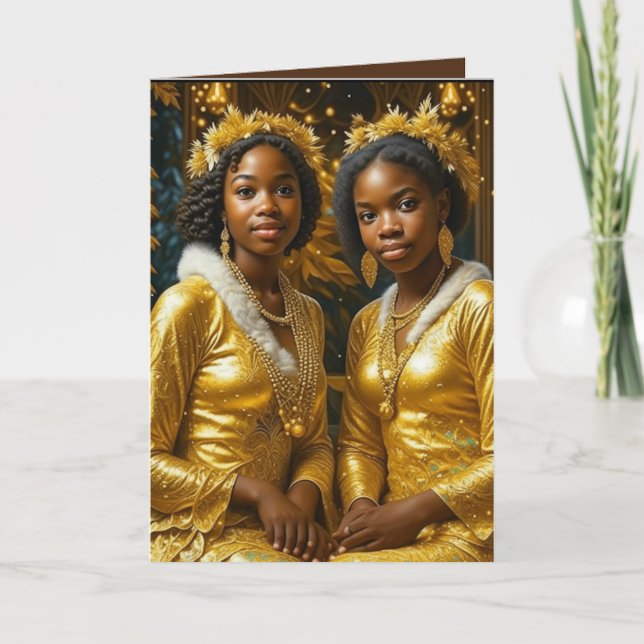 Siesterhood Falted Dankeschön Karte (Vorderseite)