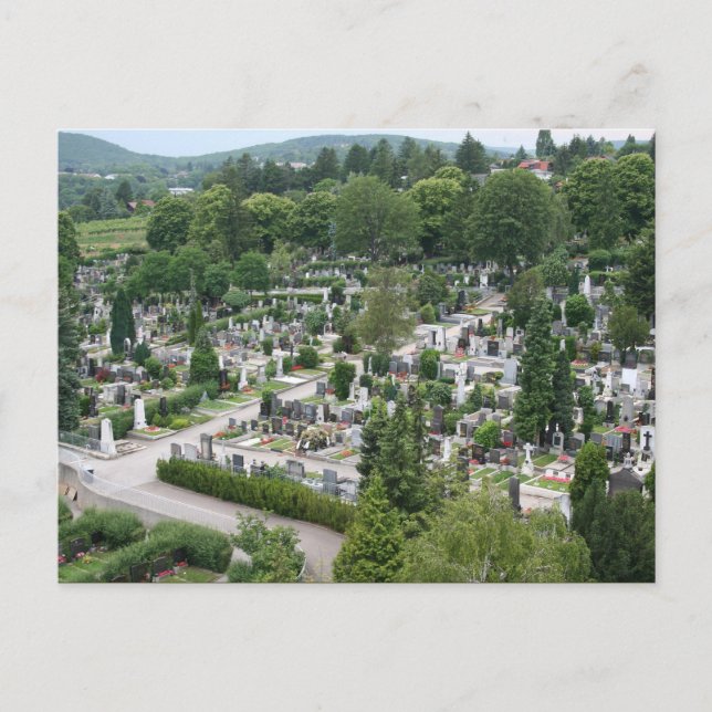 Sieveringer Friedhof Postkarte (Vorderseite)