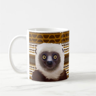 Sifaka Lemur Madagascar Wildlife Kaffeetasse